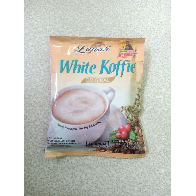 

Kopi Luwak White Koffie Original 20 gr