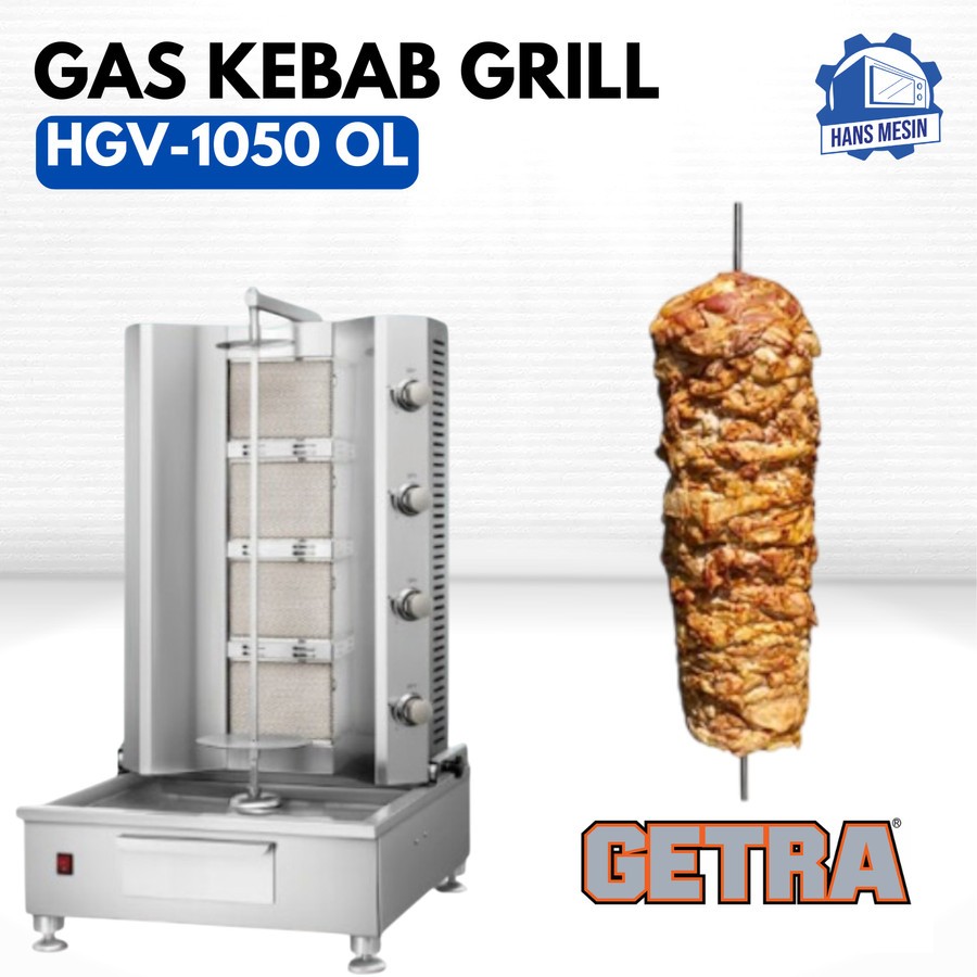 GAS KEBAB GRILL (GETRA) HGV-1050OL