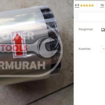 

Plastik Roll Cup Sealer Polos Bening (BERAT 1.5kg) Lid Seal Clear Mks