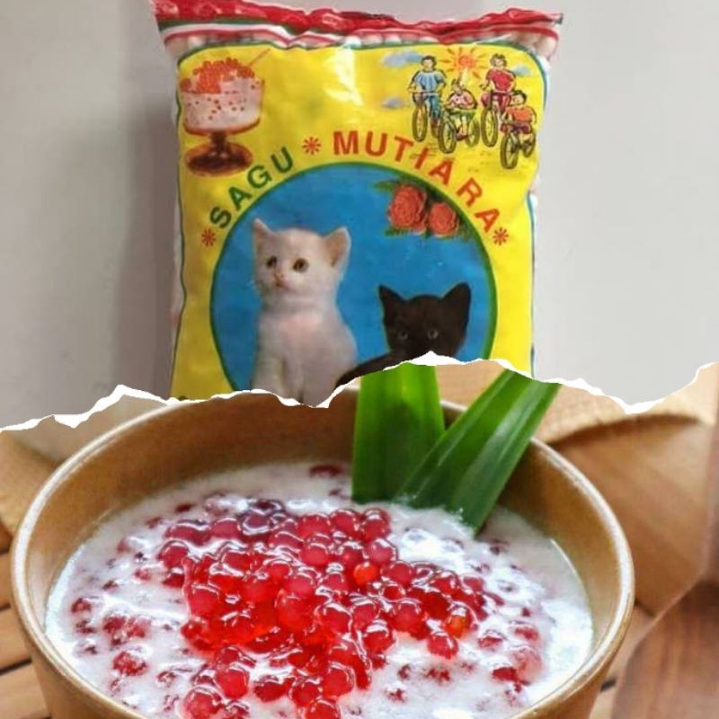 

Sagu Mutiara Kucing 100 gram