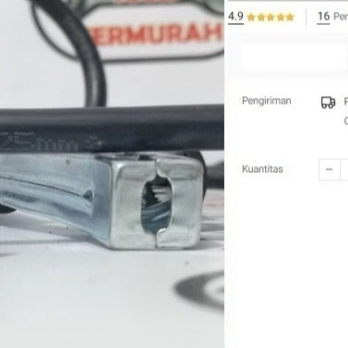 

Tang Massa Set Kabel Earth Clamp Welding Holder