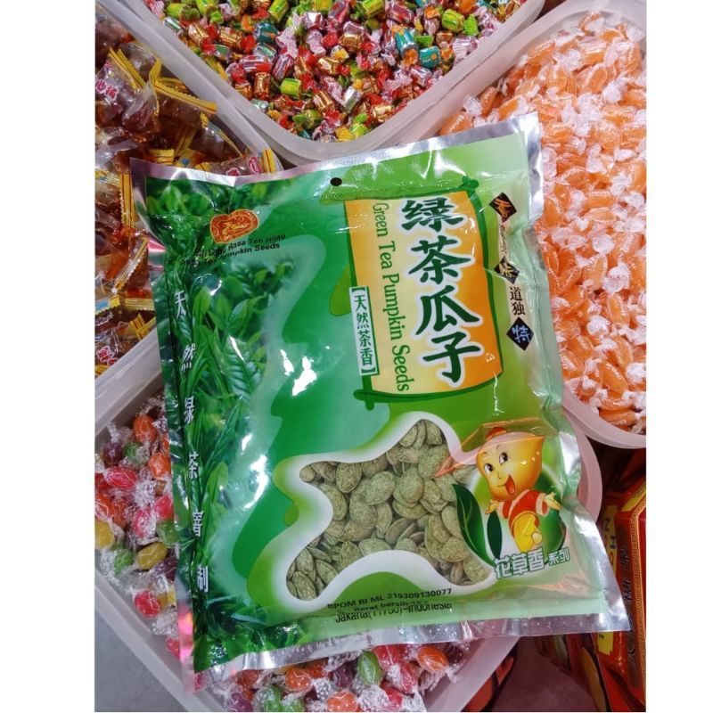 

kuaci rasa teh hijau/green tea
