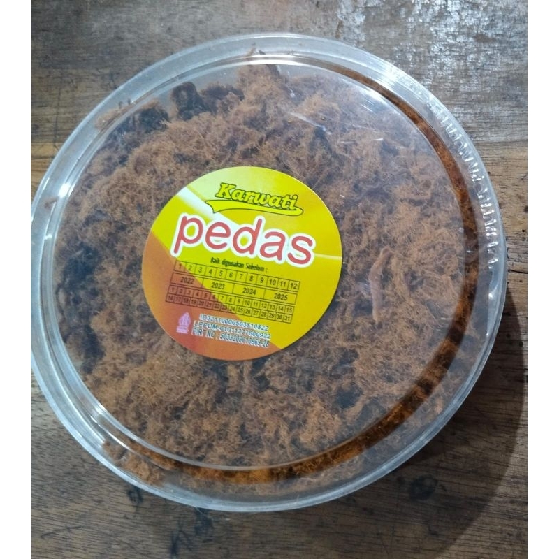 

Abon pedas 21.800 uk 150 gr