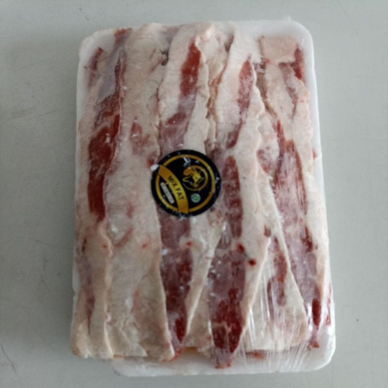 

Slice Beef Mix Fat- 500gr