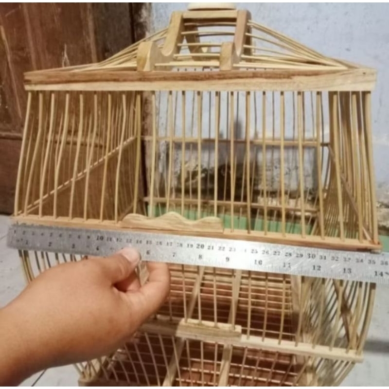 sangkar cungkok uk 36x36cm / sangkar jemur untuk burung perkutut