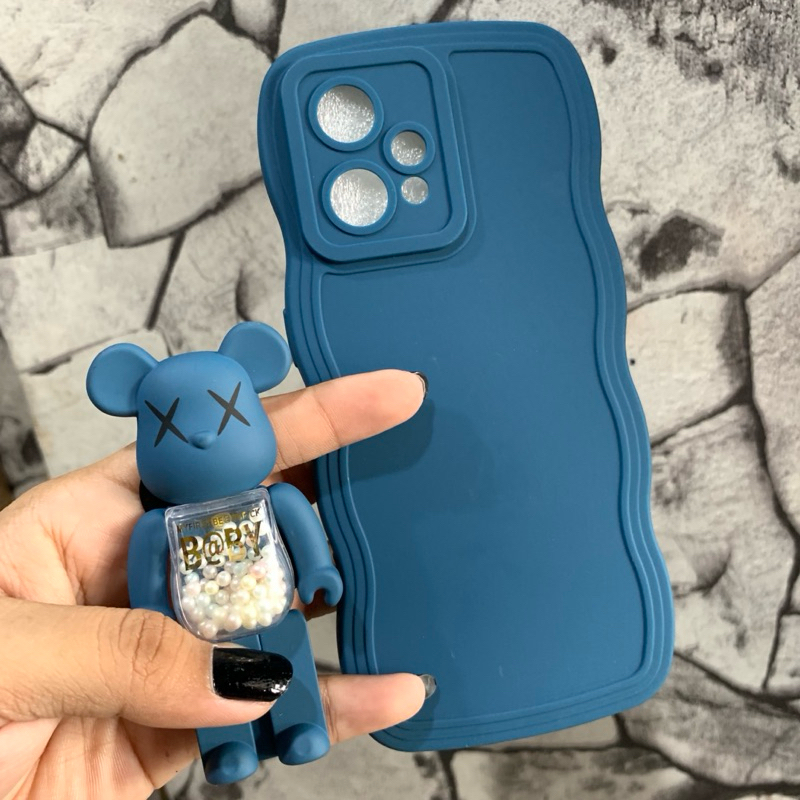 READY SOFT CASE REALME 9 Teddy Stand || case ada stand beruang