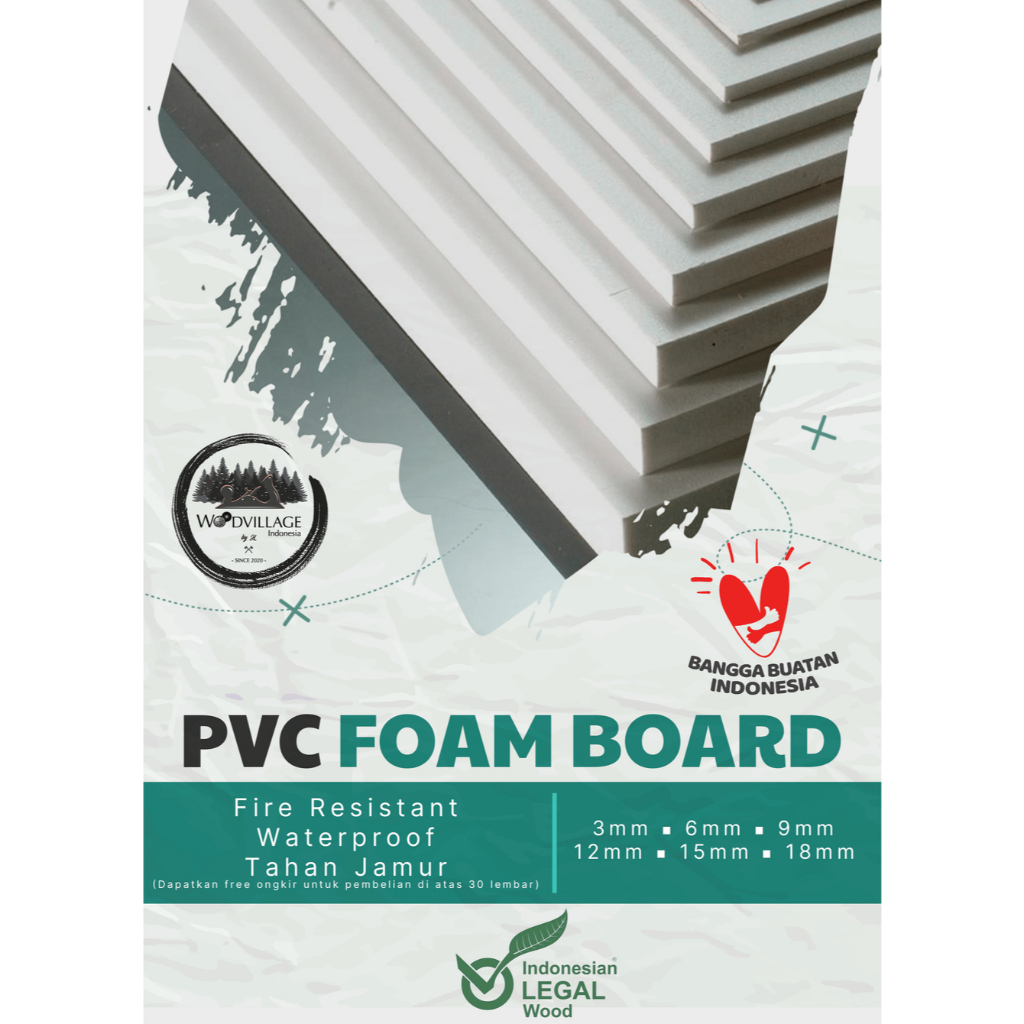 PVC BOARD / PVC FOAM BOARD / PAPAN PVC / PVC SHEET Lembaran