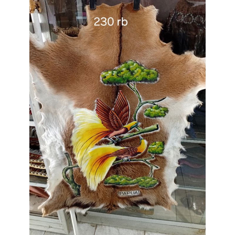 Hiasan dinding gambar cendrawasih/ oleh oleh khas papua