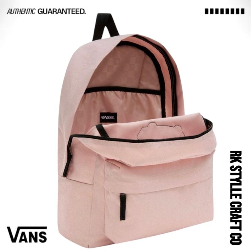 Vans Backpack Realm Pink Cordura 100%Original