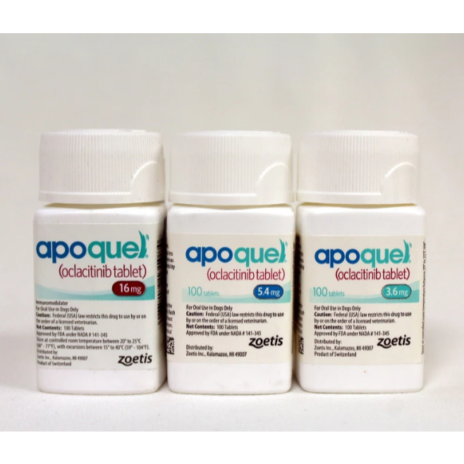 [10 Tablet] Apoquel Obat anti gatal tablet 3,6mg / 5,4mg / 16mg Obat Anti Gatal & Alergi Anjing