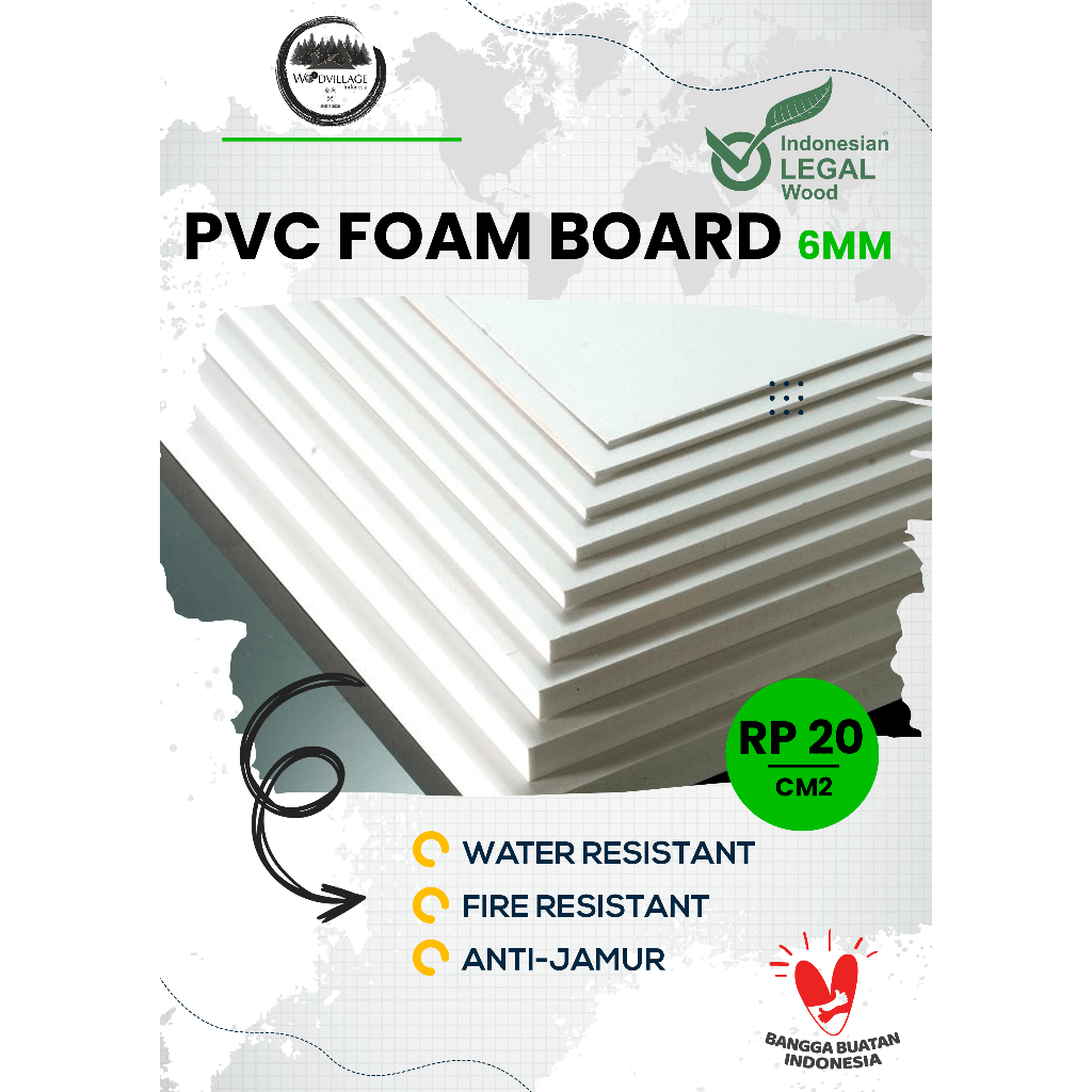 PVC Board / PVC Foam Board / PVC Sheet 6mm Custom