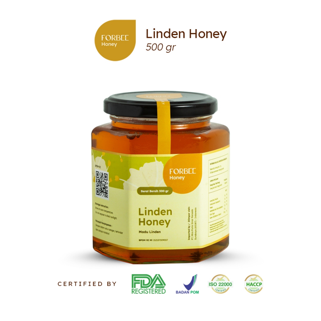 

Madu Linden Forbee Honey 500gr | Mood Booster | Obat Herbal Penenang Alami Tanpa Efek Samping