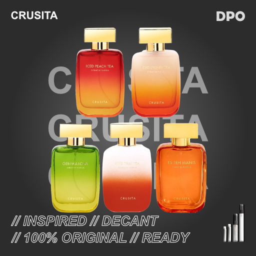 [DECANT] CRUSITA Tea Collection Es Teh Manis GenMaicha Iced Lychee Tea Iced Peach Tea