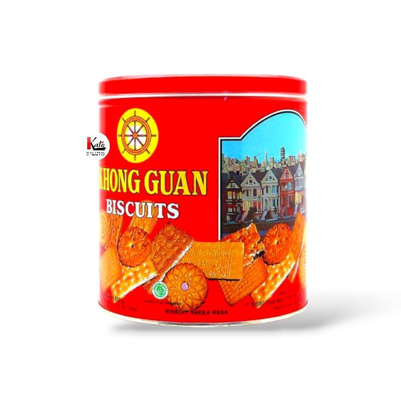 

Khong Guan Biskuit Family Red KAleng 650 GR