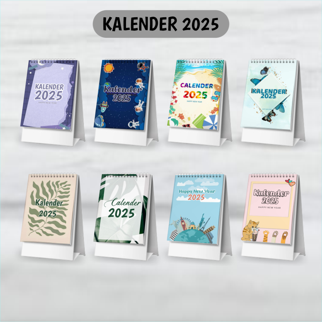 

KALENDER 2025 KALENDER SOUVENIR KALENDER MINI KALENDER MEJA 2025 AESTHETIC