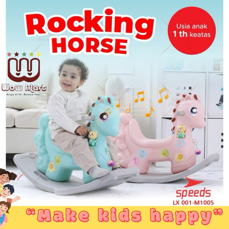 MAINAN ANAK RIDE ON KUDA KUDAAN ROCKING HORSE M1005