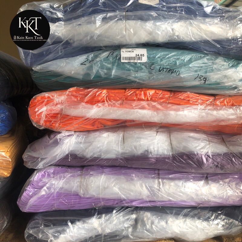 Kain Abutai 1 Roll Bahan Kain Filamin Polos Untuk Backdrop Background Dekorasi