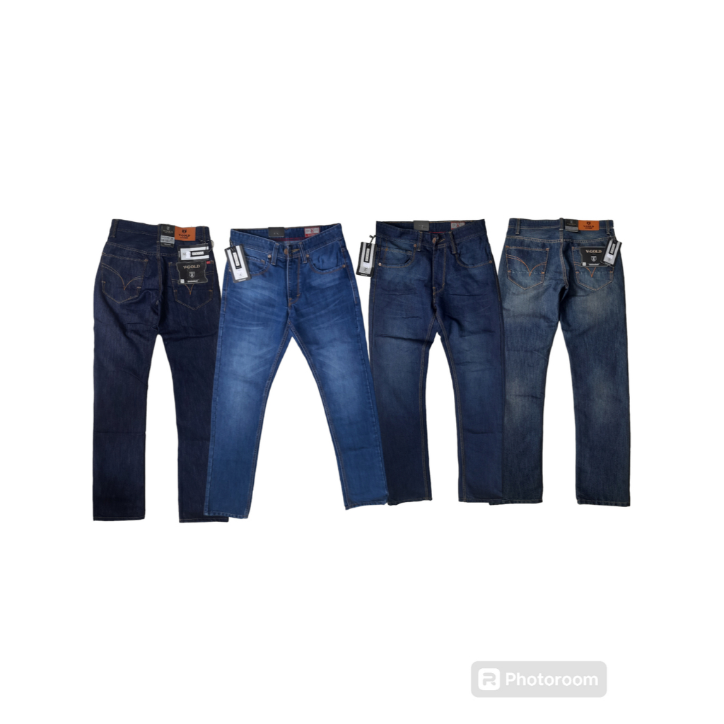 Celana Jeans V-Gold/celana jeans denim Pria/celana jeans pria lokal terbaru