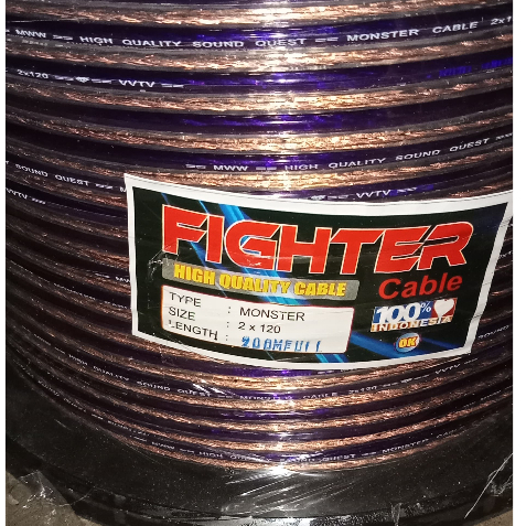 Kabel Listrik Transparan Kabel Serabut  2x120