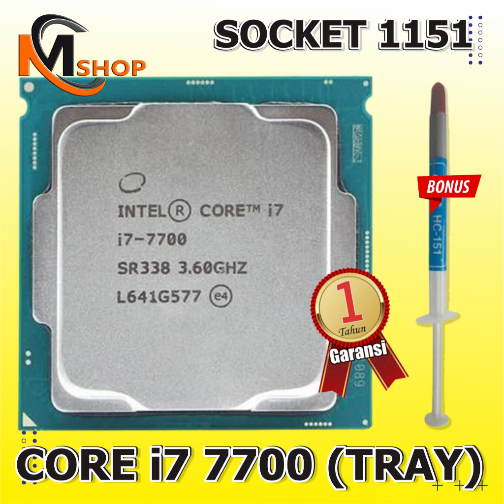 Processor Intel Core i7 7700 Tray Socket LGA 1151 Kaby Lake Gen 7 Ci7