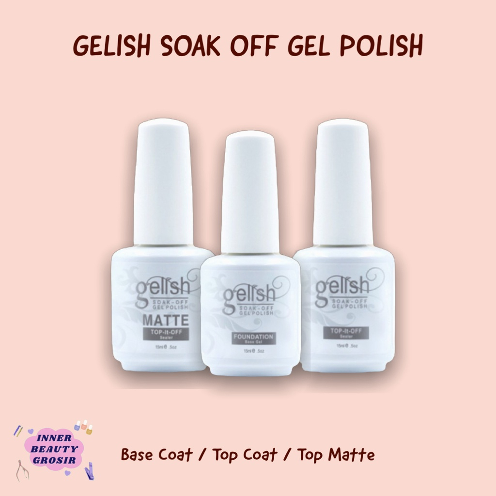 Gelish Ido Base Coat Top Coat