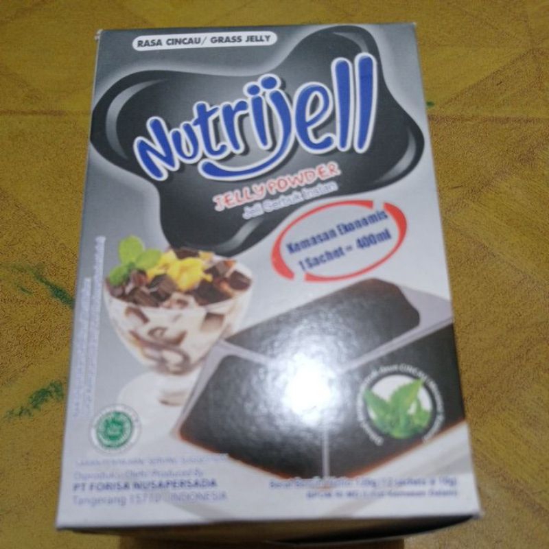 

nutrijell rasa cincau isi 12 sachet @10g