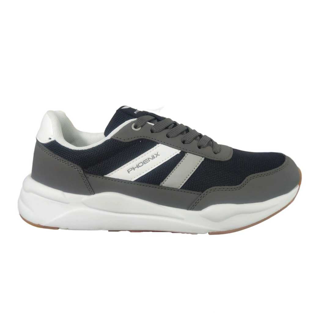 Phoenix HIKARU Sepatu Running Pria Dewasa Putih Abu 39-44