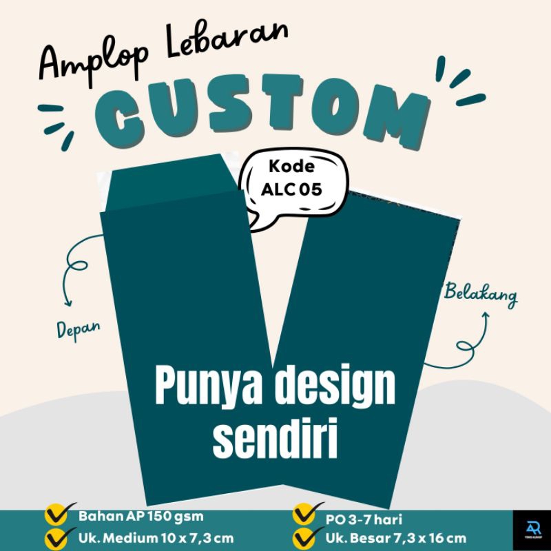 

AMPLOP LEBARAN CUSTOM ISI 27 PCS | tambah foto, nama atau sesuai request