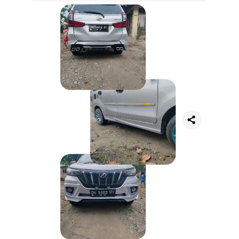 bodykit Avanza barong full set depan samping belakang
