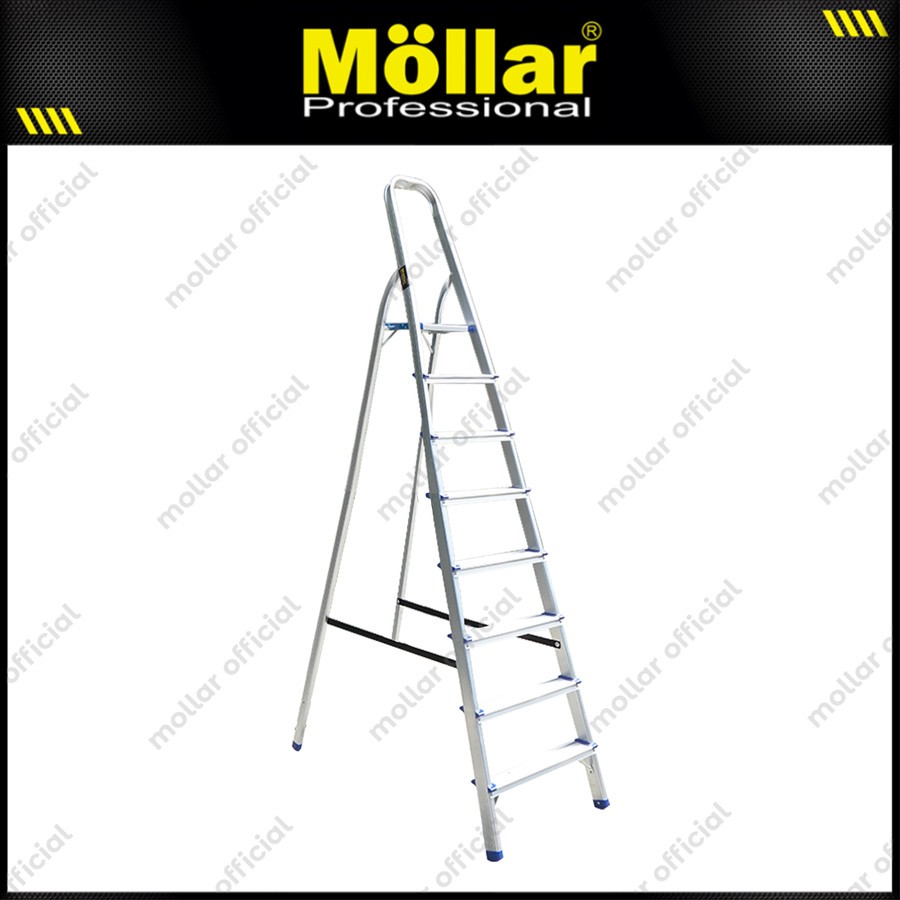 MOLLAR Tangga Lipat Aluminium 8 Step