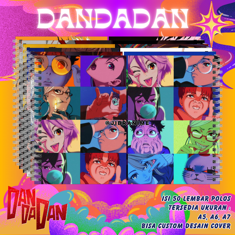 

Note Book Dandadan / Notebook Dandadan / Buku Catatan