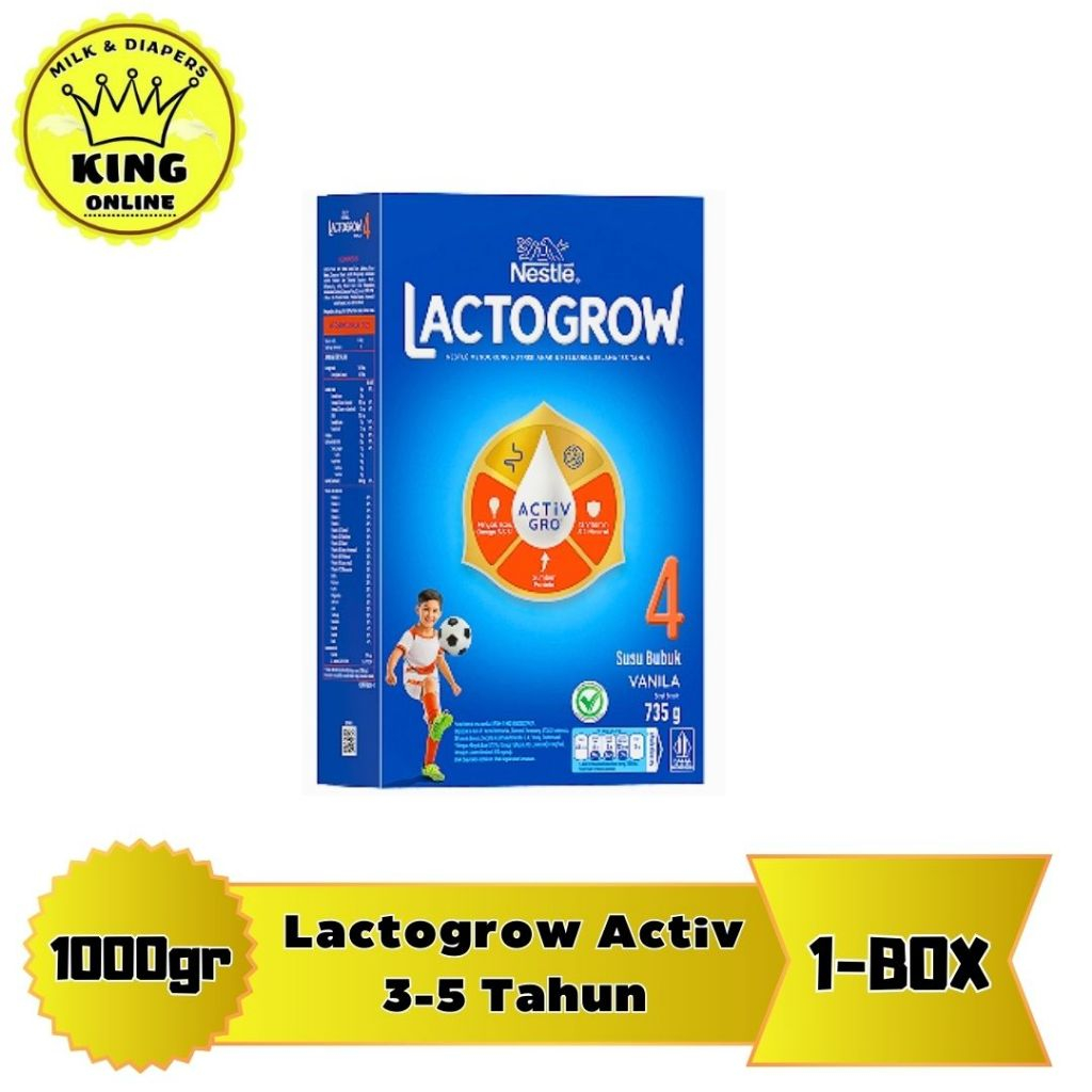 

Lactogrow 4 Madu/Vanila 1kg/king.online