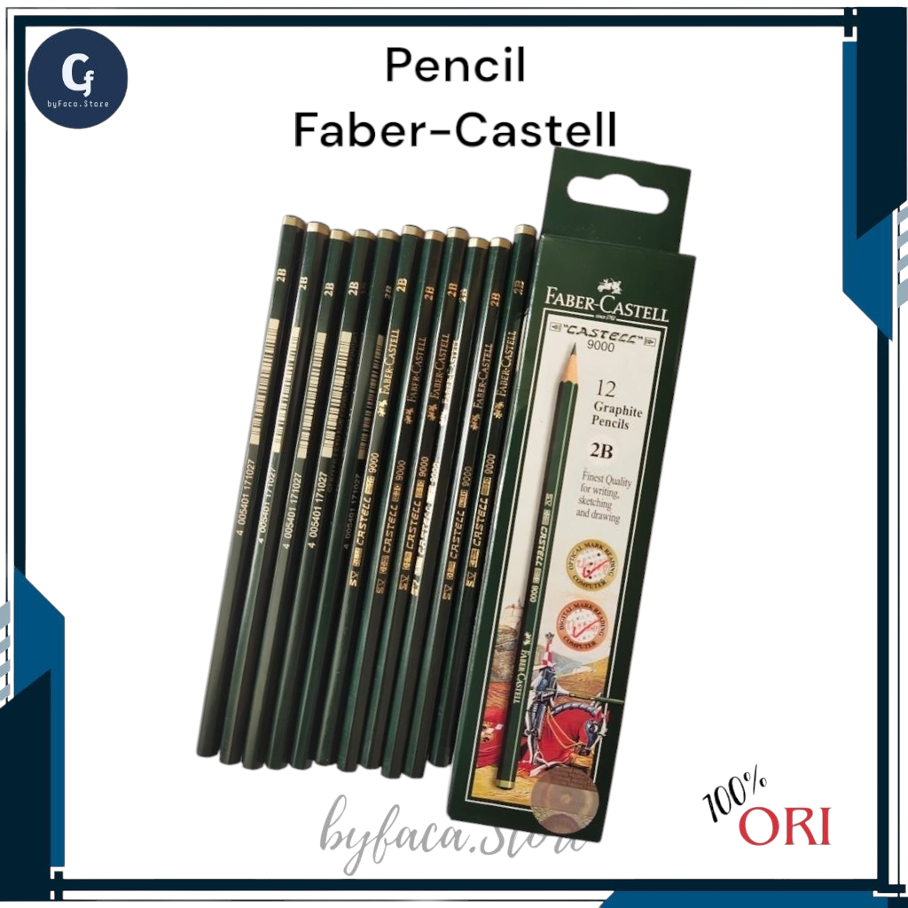 

[byfaca.store] - Pensil Faber-Castell 2B Original (1pack)