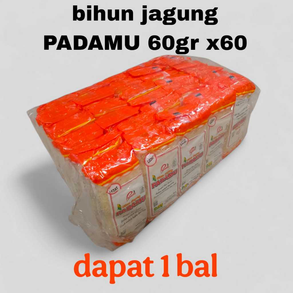 BAL bihun jagung PADAMU kemasan dus bal