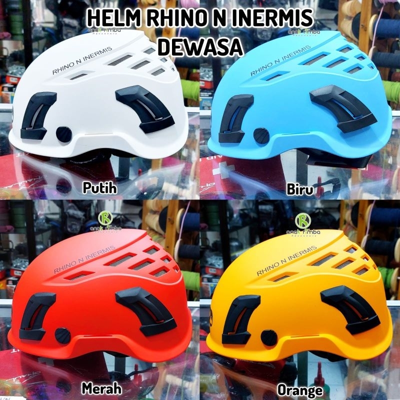 HELM RHINO N INERMIS DEWASA HELM CLIMBING HELM PANJAT HELM CAVING HELM OUTDOOR HELM ADVENTURE