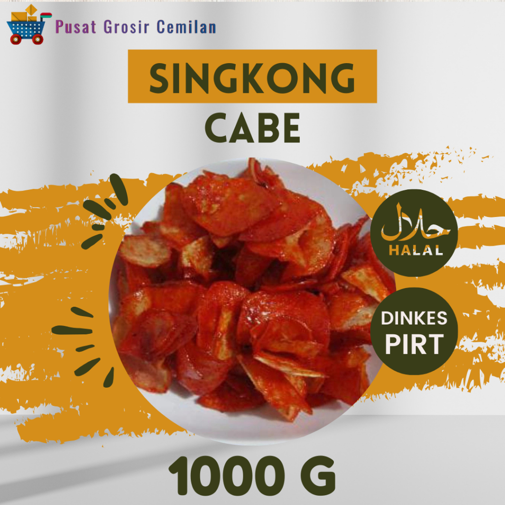 

Keripik Kripik Singkong Pedas Manis Balado Lengket Spesial 1 Kg