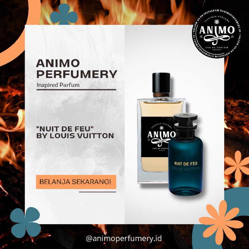 Parfum Pria Dan Wanita Nuit De Feu Inspired Parfum By Animo Perfumery