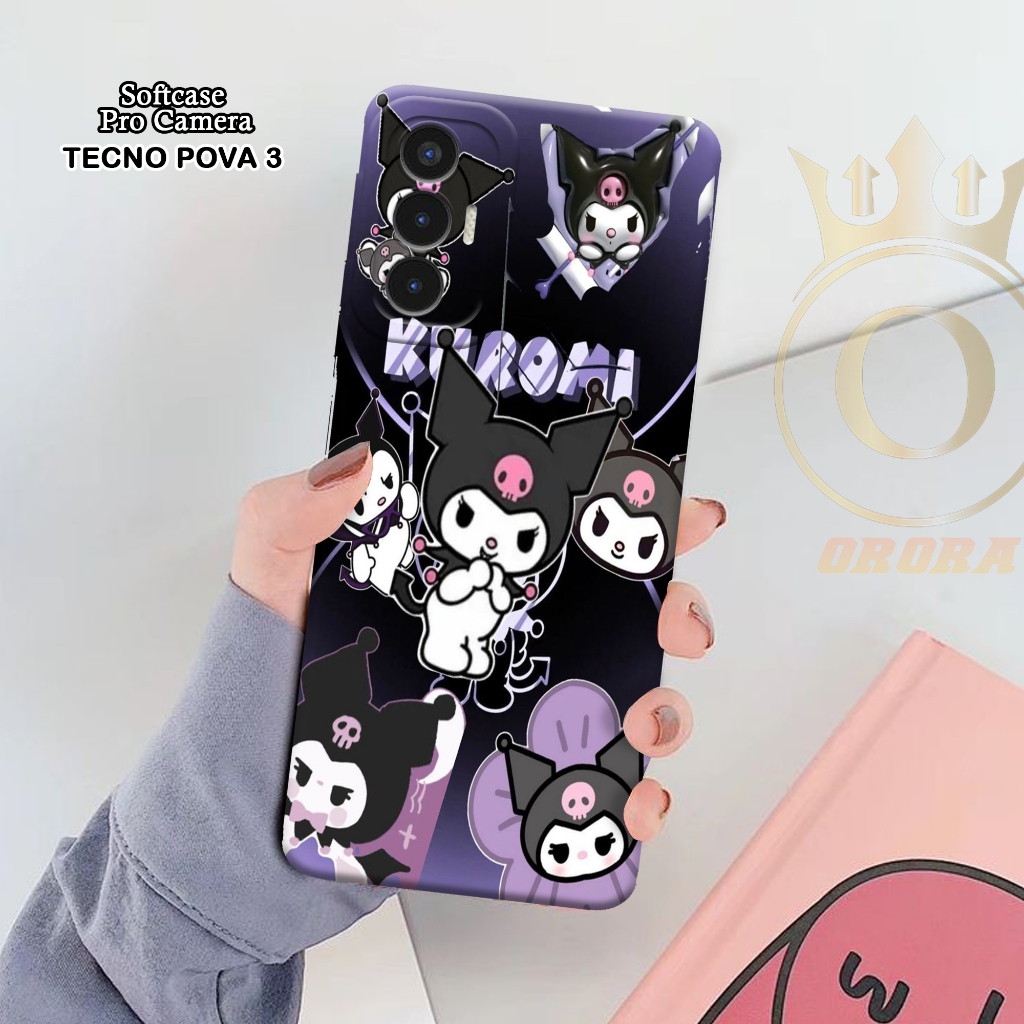 Softcase Tecno Pova 3 - ORORA  - Casing Tecno Pova 3 - Motif case CARTOON - Tecno - Softcase Tecno P