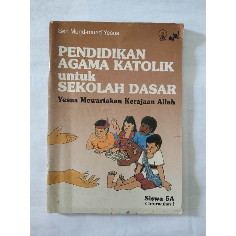 pendidikan agama katolik SD - buku pelajaran jadul (5k)