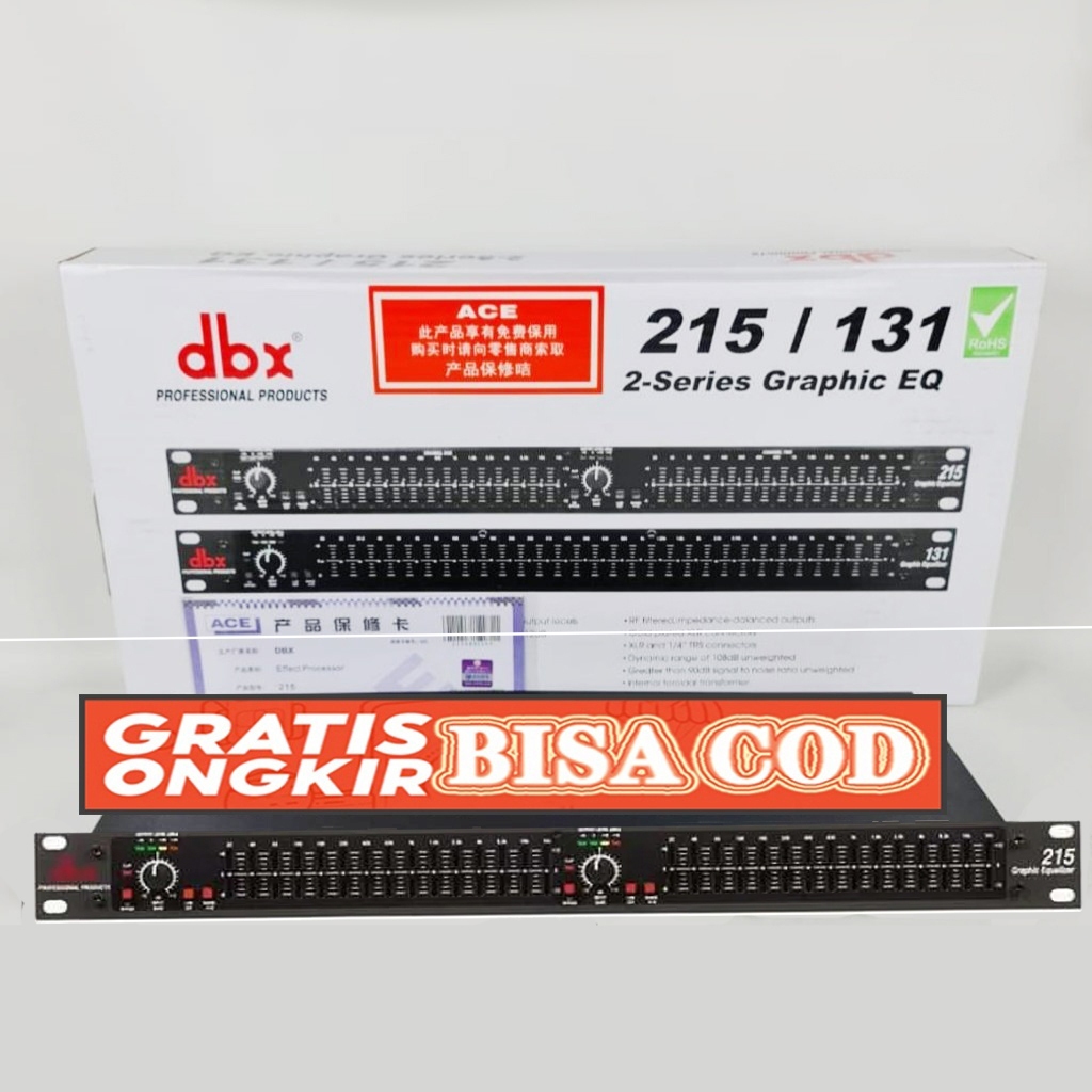 DBX Equalizer dbx 215 dbx215 - dbx215