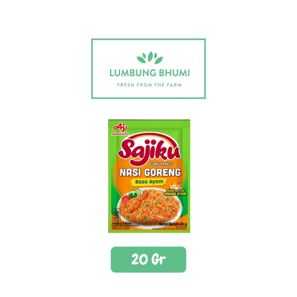 

SAJIKU Bumbu Nasi Goreng Ayam 20 Gr 1 Pcs - Lumbung Bhumi