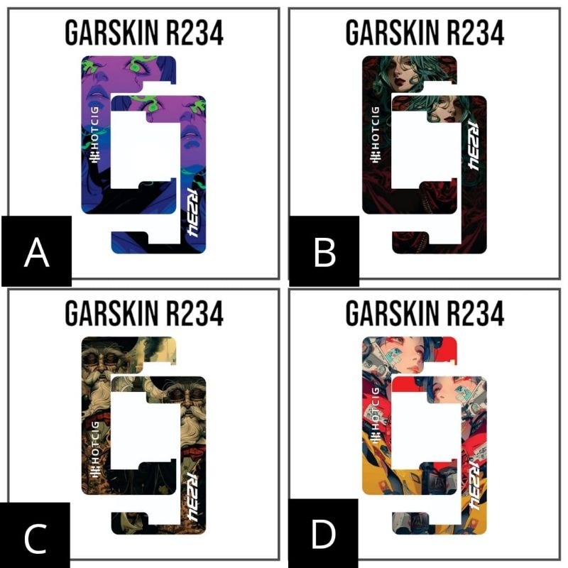 

JAKACUSTOM - Stiker R.²³⁴ Bisa Hologram Original Desain Full Motif Bisa Custom Anti Air Tahan Lama