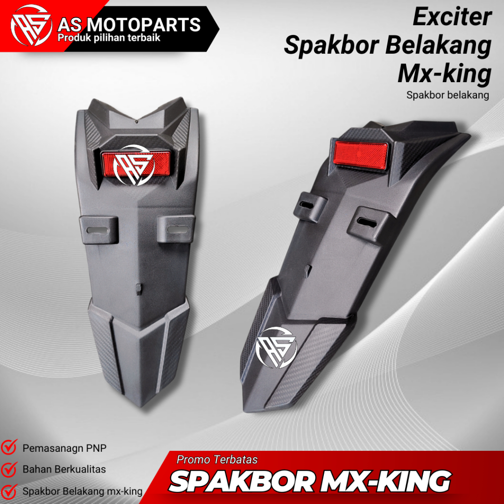 EXCITER SPAKBOR BELAKANG MX-KING BAHAN TERBAL BERKUALITAS SPAK BOR MOTOR MX KING