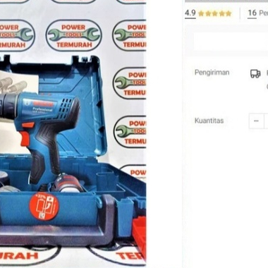 BOR CHARGE BOSCH GSR 120-LI CORDLESS DRILL BOR BATERAI 12V