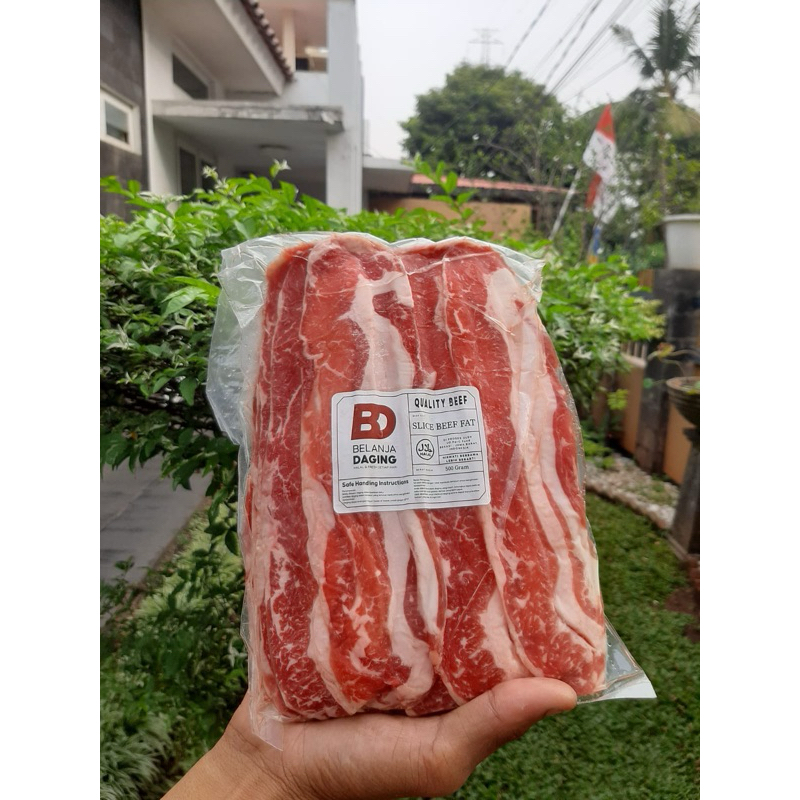 

SLICE BEEF FAT / DAGING SLICE YOSHINOYA , LOW FAT/TERIYAKI 500gr