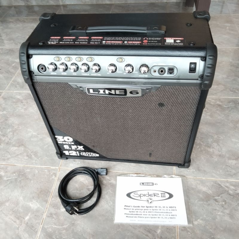 Amplifier Line6 spider III 30watt 12 inch ampli gitar line6