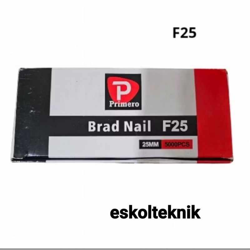 

Isi Staples F20 (5000pcs) PRIMERO/Paku tembak Staples F20 Primero/Isi Refill Staples F20 Primero/Brad Nail F20 Primero