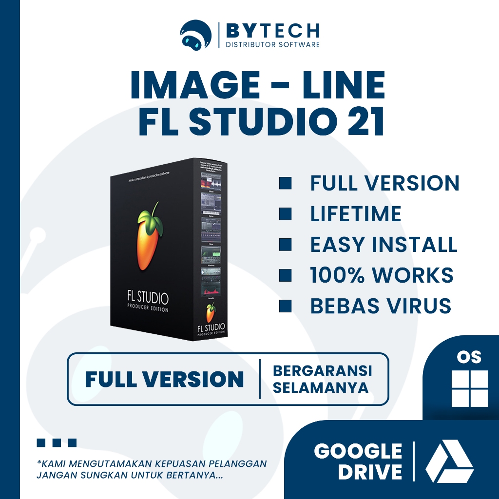 Image-Line FL Studio 21 Sudah Lisensi Permanen | Windows