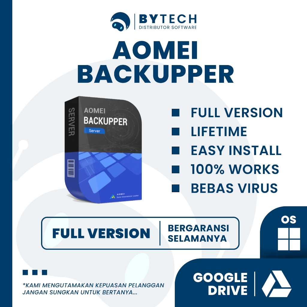 AOMEI Backupper + WinPE ISO Full Version | Windows