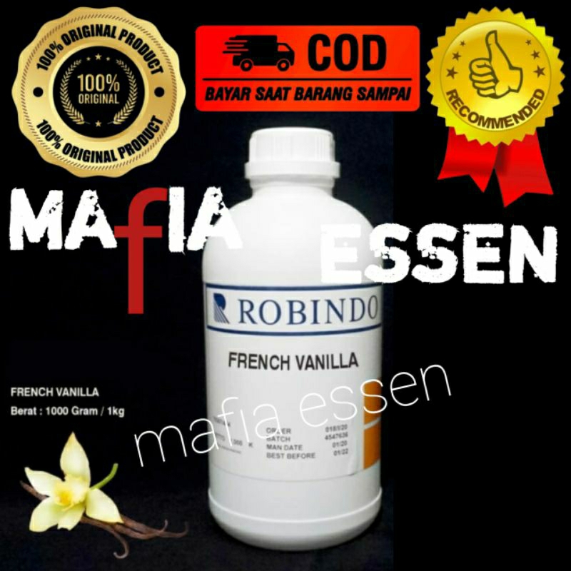 

PERISA FRENCH VANILLA MURNI ORIGINAL ROBINDO REPACK 500gr & 1 KG